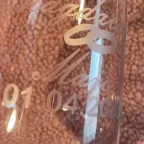 geätztes Wein-Glas (zur Hochzeit) spülmachinen-geeignet
