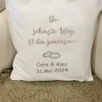 Hochzeitskissen, ein individuelles Geschenk