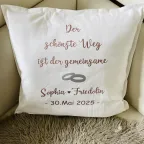 Hochzeitskissen, persönlich und individuell