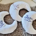 3 Mond-Kissen, personalisiert & eigene Herstellung
