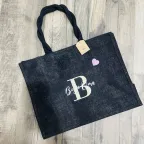 Dunkle Jute-Tasche personalisiert & individuell erstellt
