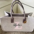 Helle Filz-Tasche personalisiert & individuell erstellt