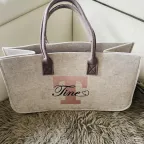 Helle Filz-Tasche personalisiert & individuell erstellt