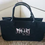 Dunkle Filz-Tasche personalisiert & individuell erstellt